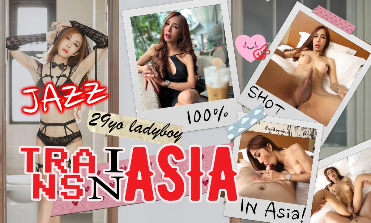 Skinny saleslady Ladyboy gets her small ass fucked